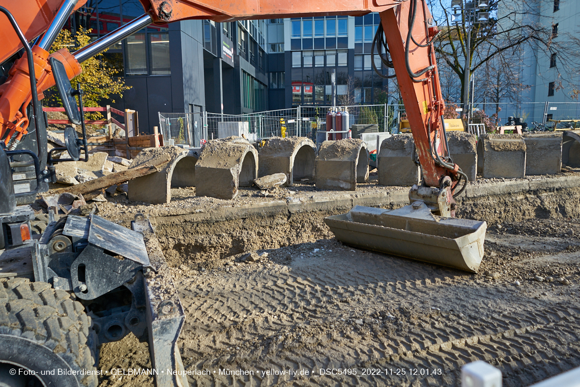 25.11.2022 - Neubau der Eisenbahnbrücke in der Balanstraße