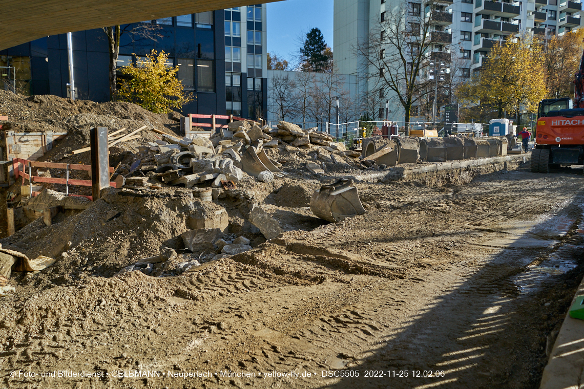 25.11.2022 - Neubau der Eisenbahnbrücke in der Balanstraße