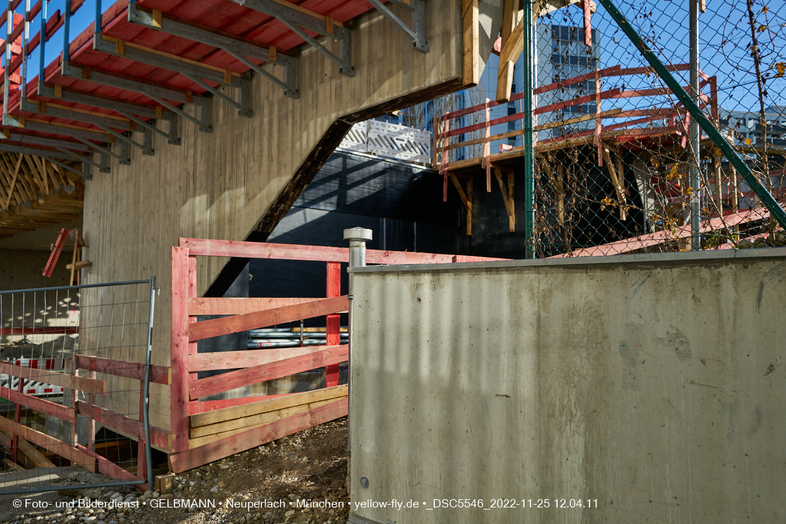 25.11.2022 - Neubau der Eisenbahnbrücke in der Balanstraße