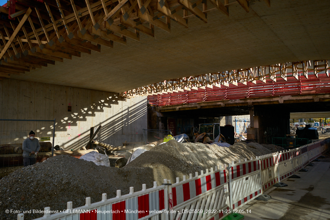 25.11.2022 - Neubau der Eisenbahnbrücke in der Balanstraße