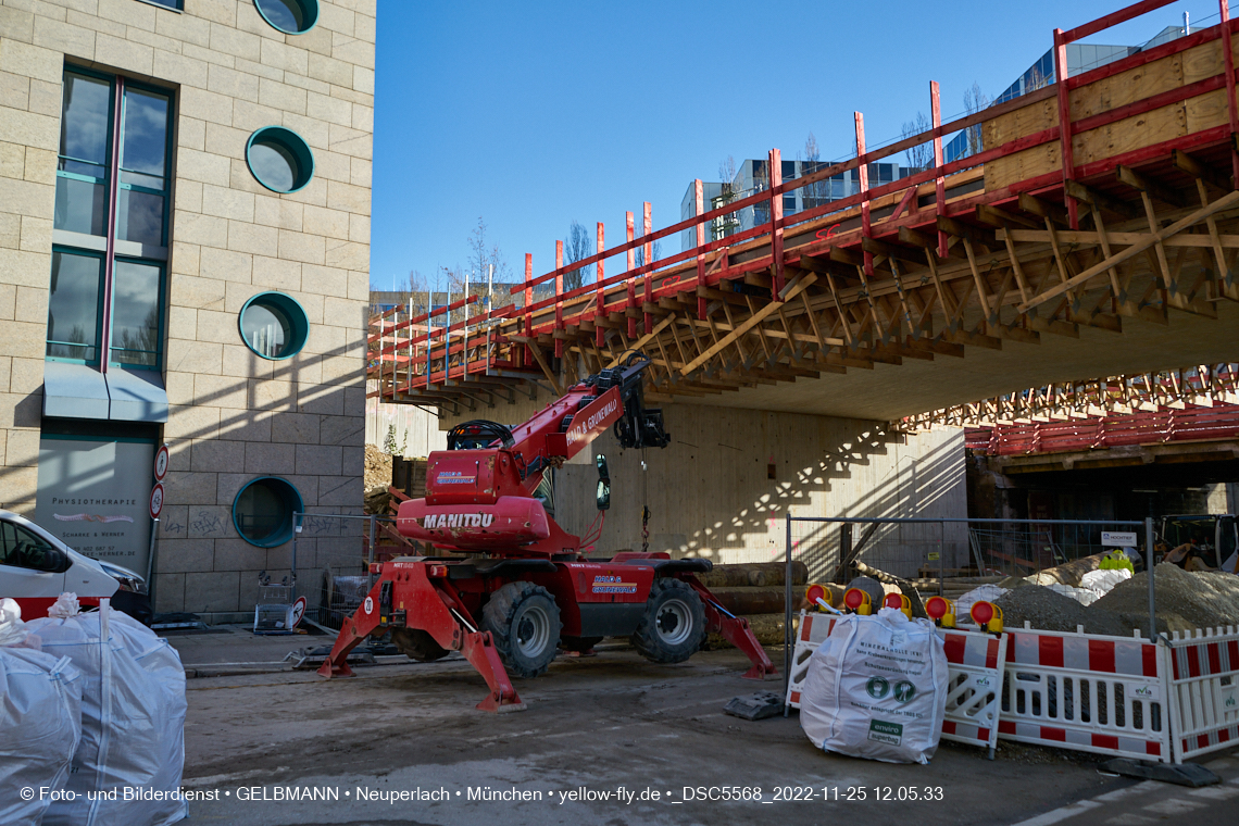 25.11.2022 - Neubau der Eisenbahnbrücke in der Balanstraße