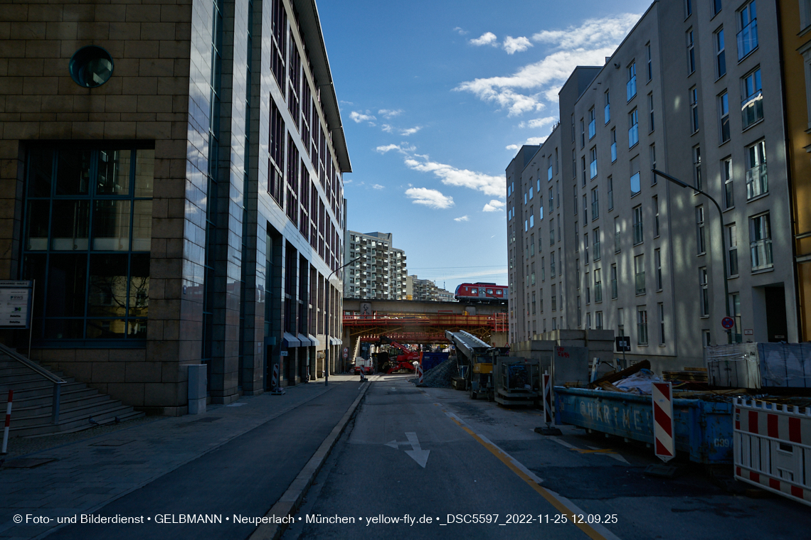 25.11.2022 - Neubau der Eisenbahnbrücke in der Balanstraße
