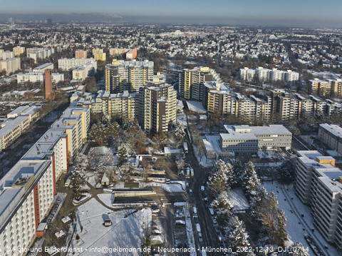 13.12.2022- Marx-Zentrum und Karl-Marx-Ring 52-62 in Neuperlach