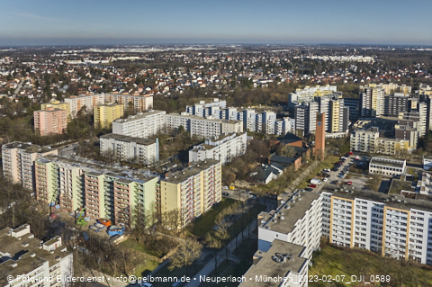 07.02.2023 - Marx-Zentrum und Karl-Marx-Ring 52-62 in Neuperlach
