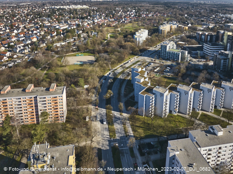 07.02.2023 - Marx-Zentrum und Karl-Marx-Ring 52-62 in Neuperlach