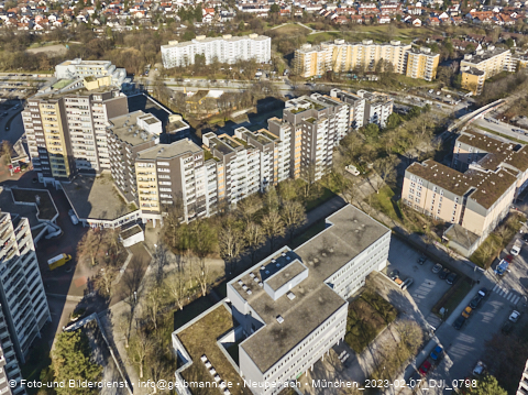 07.02.2023 - Marx-Zentrum und Karl-Marx-Ring 52-62 in Neuperlach