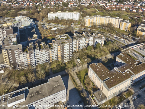 07.02.2023 - Marx-Zentrum und Karl-Marx-Ring 52-62 in Neuperlach