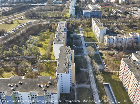 07.02.2023 - Marx-Zentrum und Karl-Marx-Ring 52-62 in Neuperlach