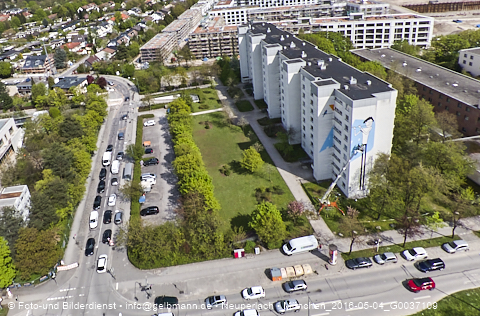 04.05.2023 - Der Blaue Vogel - Wolfgang-Niesner - Der bunte Beton am Karl-Marx-Ring Neuperlach
