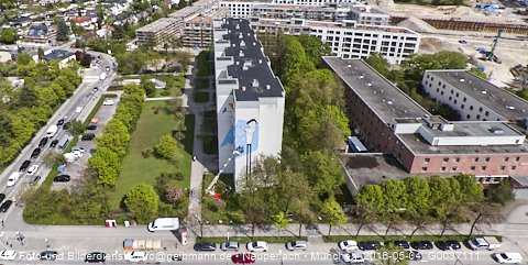 04.05.2023 - Der Blaue Vogel - Wolfgang-Niesner - Der bunte Beton am Karl-Marx-Ring Neuperlach