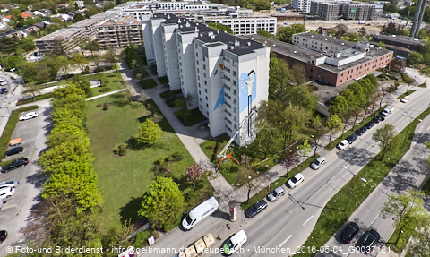 04.05.2023 - Der Blaue Vogel - Wolfgang-Niesner - Der bunte Beton am Karl-Marx-Ring Neuperlach