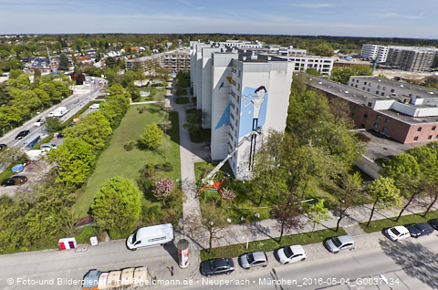 04.05.2023 - Der Blaue Vogel - Wolfgang-Niesner - Der bunte Beton am Karl-Marx-Ring Neuperlach