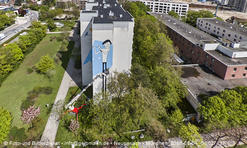 04.05.2023 - Der Blaue Vogel - Wolfgang-Niesner - Der bunte Beton am Karl-Marx-Ring Neuperlach