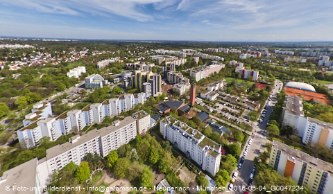 04.05.2023 - Marx-Zentrum, Studentenwohnheim, Wohnanlage Karl-Marx-Ring 52-62, KMR 53-57c Umgebung