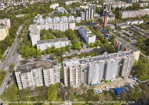 04.05.2023 - Marx-Zentrum, Studentenwohnheim, Wohnanlage Karl-Marx-Ring 52-62, KMR 53-57c Umgebung