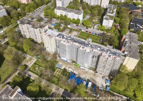 04.05.2023 - Marx-Zentrum, Studentenwohnheim, Wohnanlage Karl-Marx-Ring 52-62, KMR 53-57c Umgebung