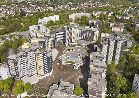 04.05.2023 - Marx-Zentrum, Studentenwohnheim, Wohnanlage Karl-Marx-Ring 52-62, KMR 53-57c Umgebung