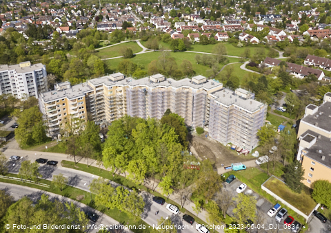 04.05.2023 - Marx-Zentrum, Studentenwohnheim, Wohnanlage Karl-Marx-Ring 52-62, KMR 53-57c Umgebung