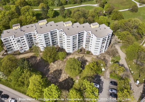 04.05.2023 - Marx-Zentrum, Studentenwohnheim, Wohnanlage Karl-Marx-Ring 52-62, KMR 53-57c Umgebung