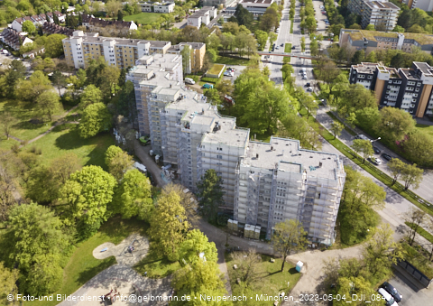 04.05.2023 - Marx-Zentrum, Studentenwohnheim, Wohnanlage Karl-Marx-Ring 52-62, KMR 53-57c Umgebung