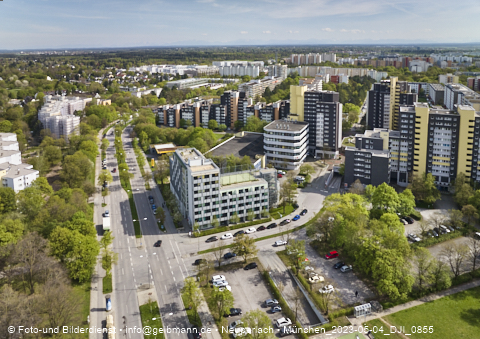 04.05.2023 - Marx-Zentrum, Studentenwohnheim, Wohnanlage Karl-Marx-Ring 52-62, KMR 53-57c Umgebung