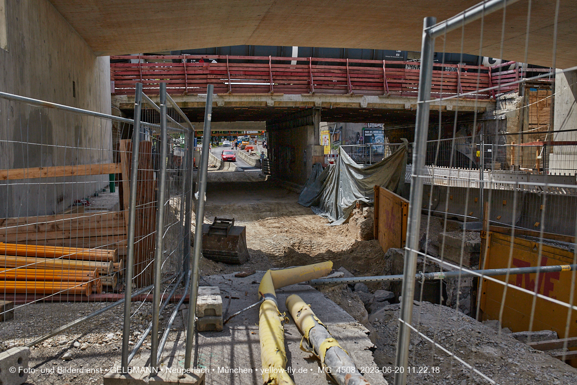 20.06.2023 - Neubau der Eisenbahnbrücke in der Balanstraße