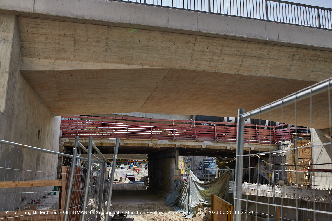 20.06.2023 - Neubau der Eisenbahnbrücke in der Balanstraße