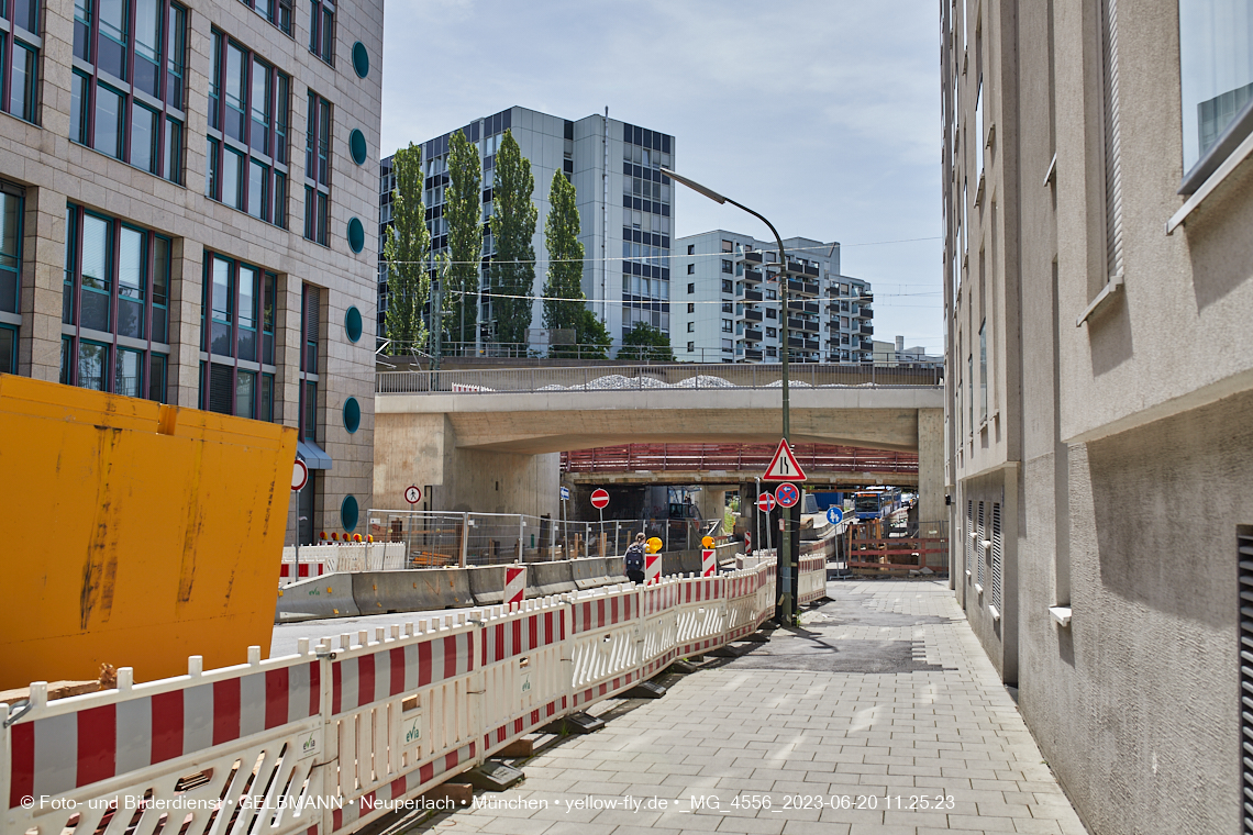 20.06.2023 - Neubau der Eisenbahnbrücke in der Balanstraße