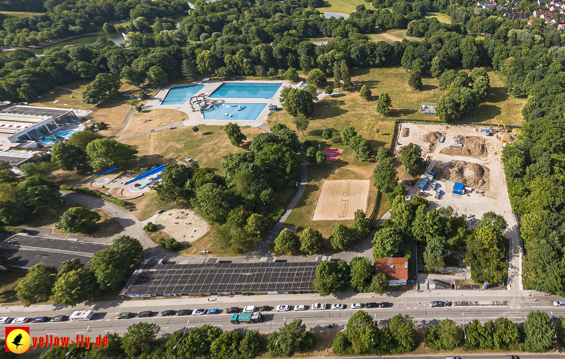 22.06.2023 - Baustelle Geothermie im Michaelibad in Berg am Laim und Neuperlach
