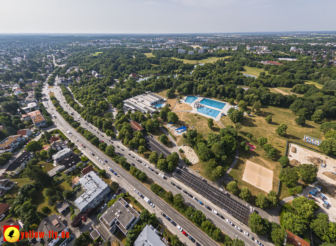 22.06.2023 - Baustelle Geothermie im Michaelibad in Berg am Laim und Neuperlach