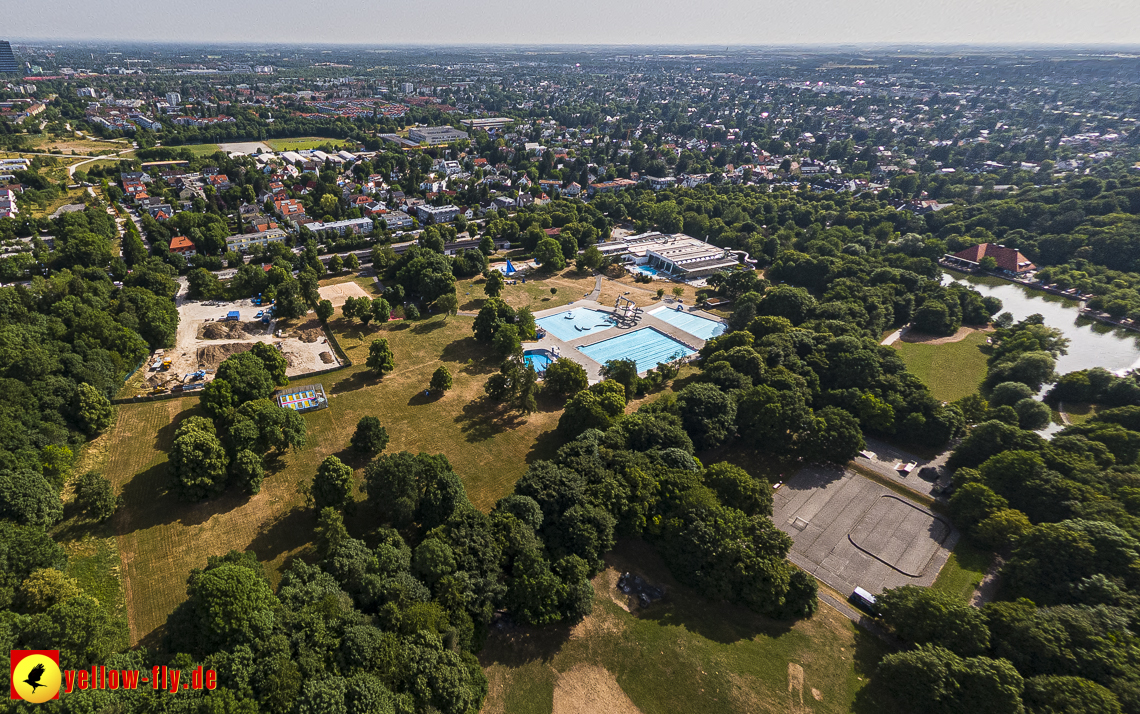 22.06.2023 - Baustelle Geothermie im Michaelibad in Berg am Laim und Neuperlach