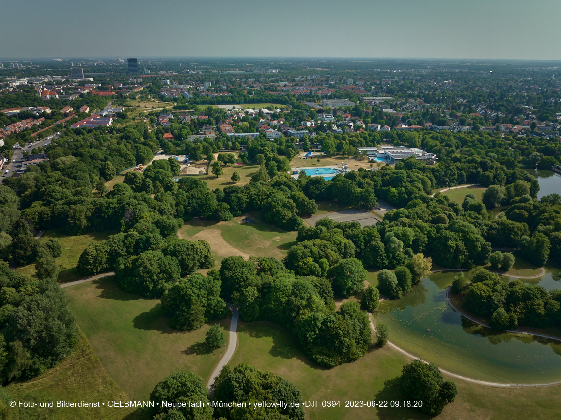 22.06.2023 - Baustelle Geothermie im Michaelibad in Berg am Laim und Neuperlach