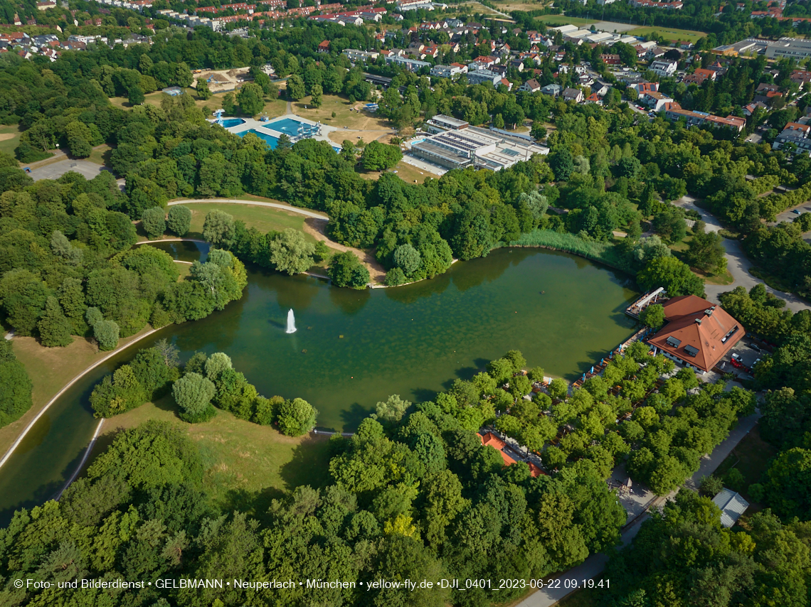 22.06.2023 - Baustelle Geothermie im Michaelibad in Berg am Laim und Neuperlach