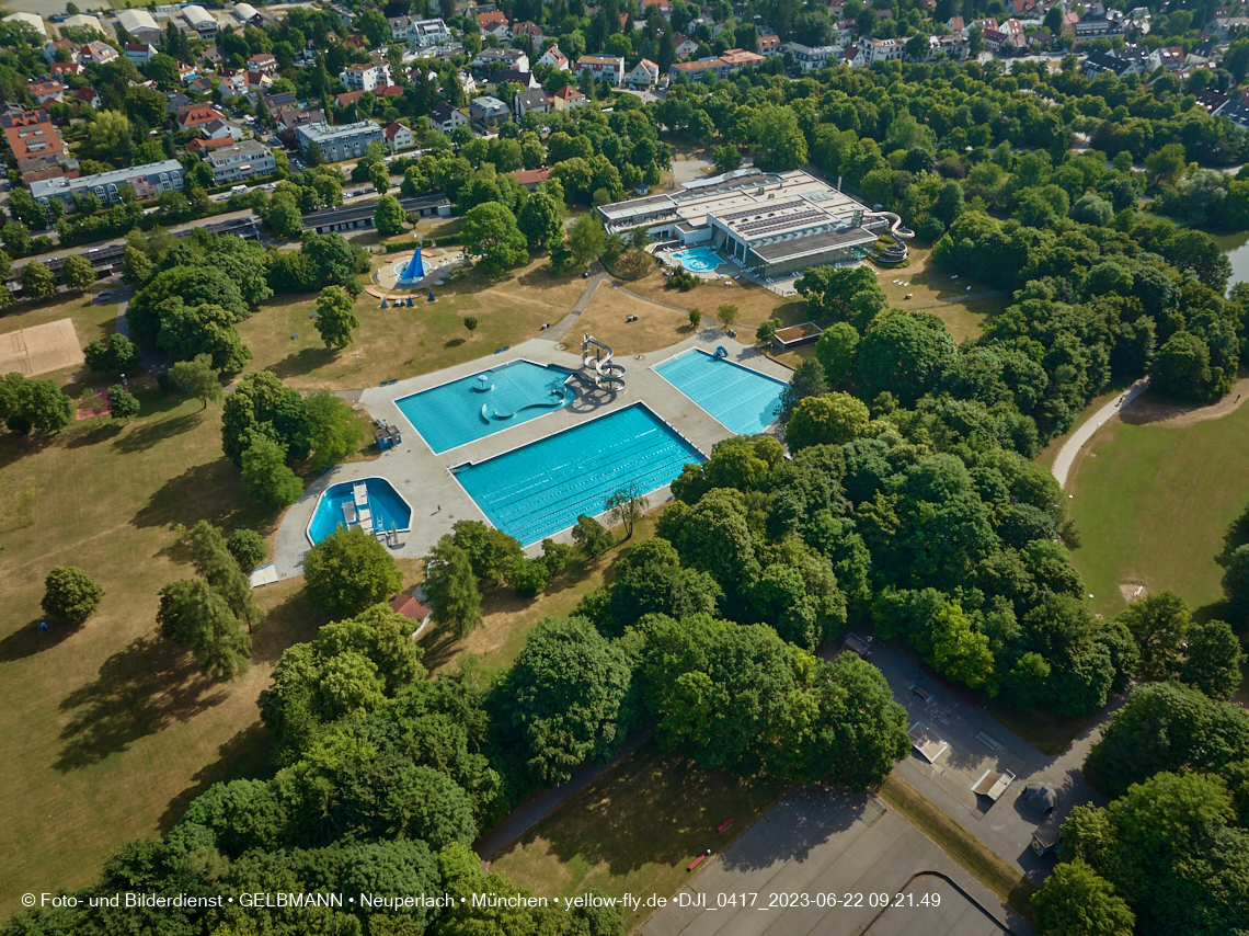 22.06.2023 - Baustelle Geothermie im Michaelibad in Berg am Laim und Neuperlach