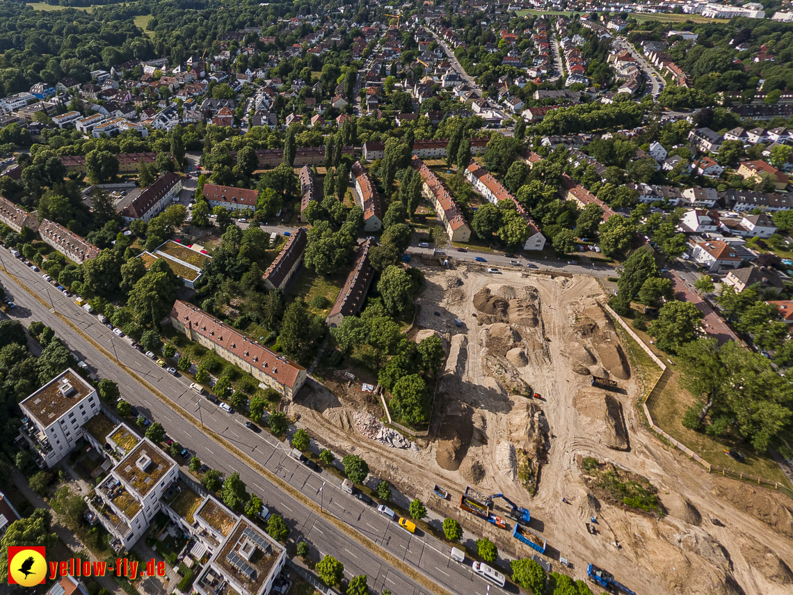 22.06.2023 - Baustelle Maikäfersiedlung zwischen Berg am Laim und Neuperlach