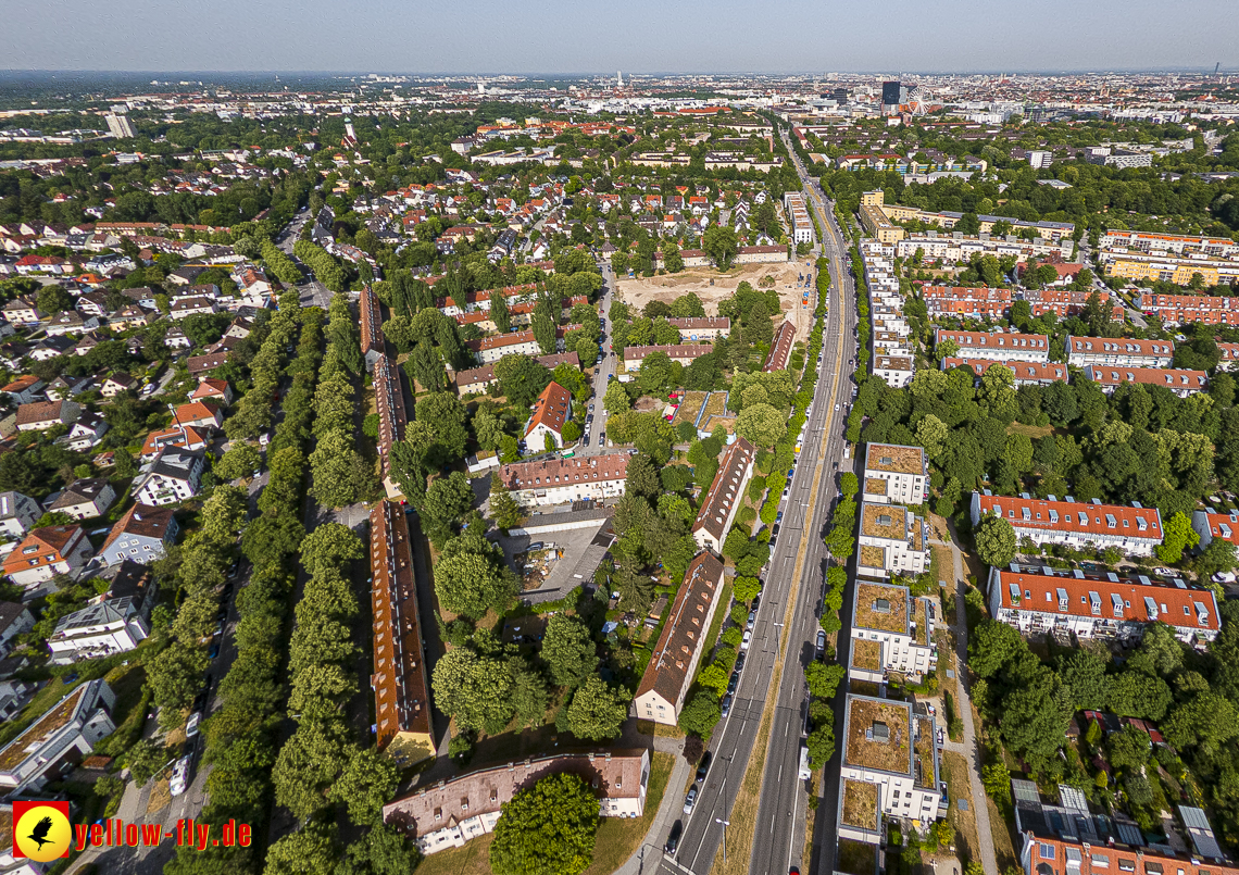 22.06.2023 - Baustelle Maikäfersiedlung zwischen Berg am Laim und Neuperlach