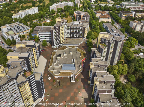 22.06.2023 - Marx-Zentrum, Studentenwohnheim, Wohnanlage Karl-Marx-Ring 52-62, KMR 53-57c Umgebung