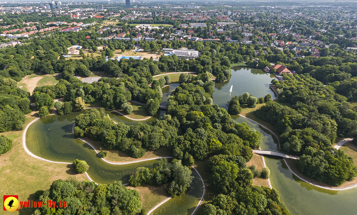 22.06.2023 - Ostpark mit See zwischen Berg am Laim und Neuperlach