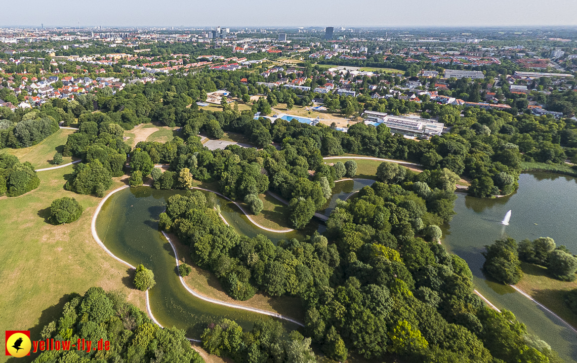 22.06.2023 - Ostpark mit See zwischen Berg am Laim und Neuperlach