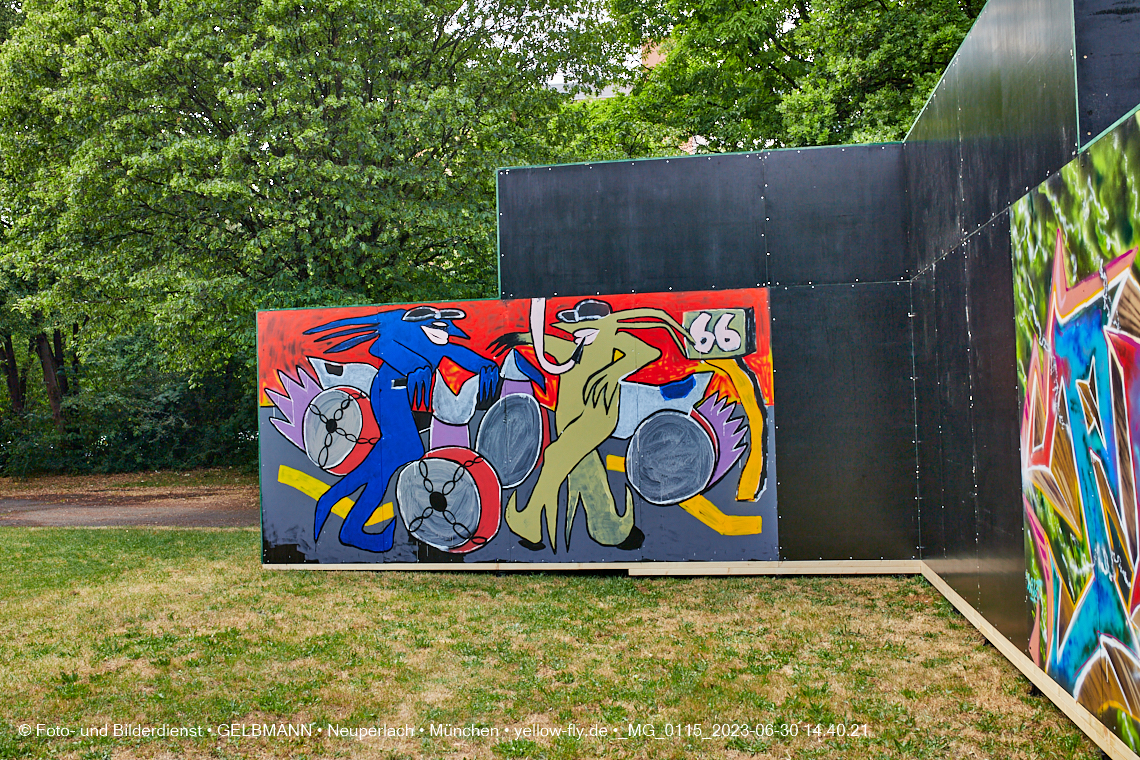 30.06.2023 - muralarum - Kunstaktion am Marx-Zentrum