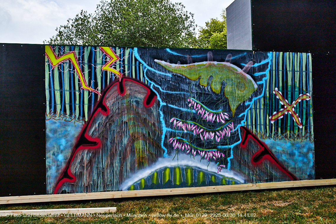 30.06.2023 - muralarum - Kunstaktion am Marx-Zentrum