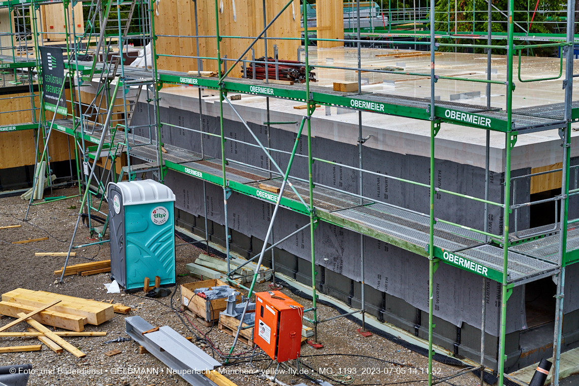 04.07.2023 - Haus für Kinder und neue Wände