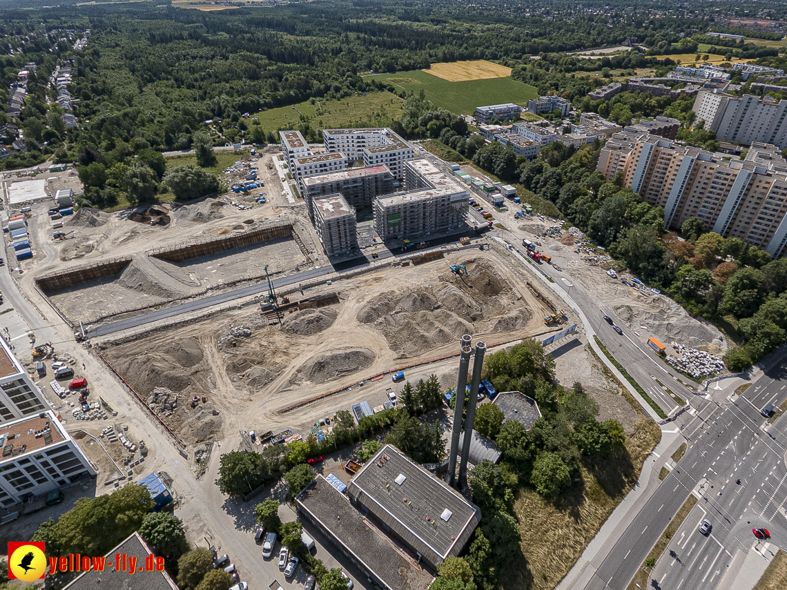 07.07.2023 - Baustelle Alexisqaurtier und Pandion Verde