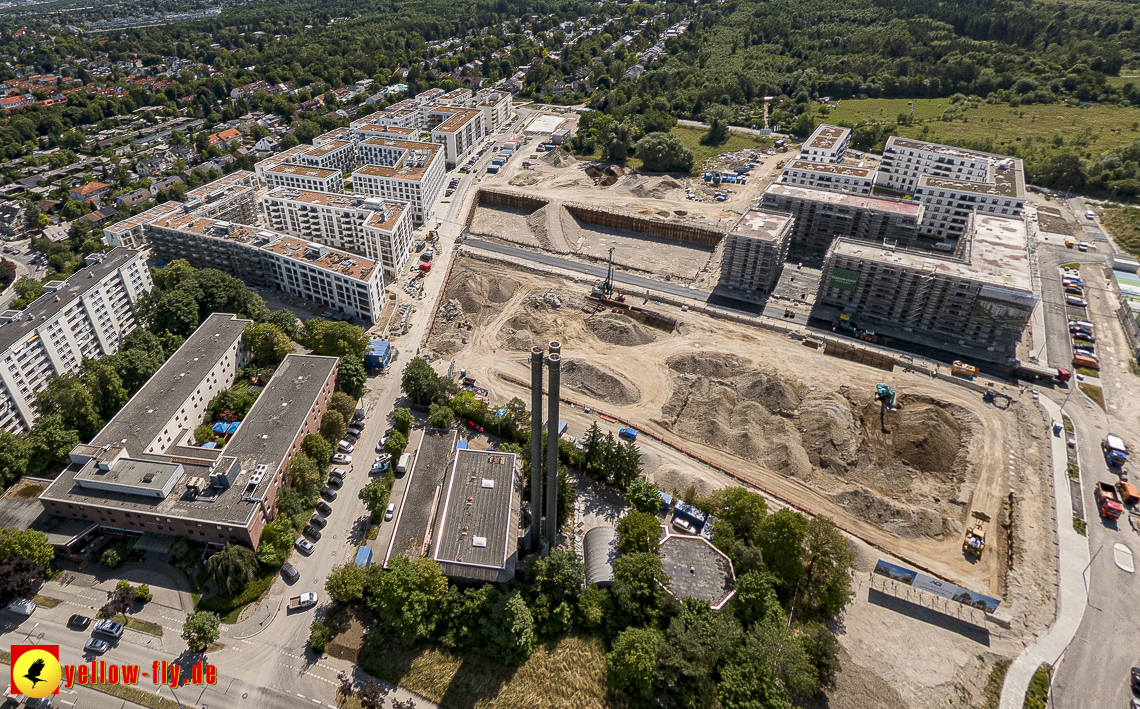 07.07.2023 - Baustelle Alexisqaurtier und Pandion Verde