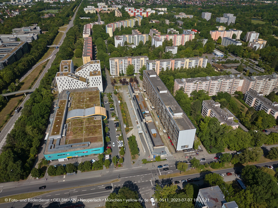 07.07.2023 - Plettzentrum und Montessori-Schule in Neuperlach