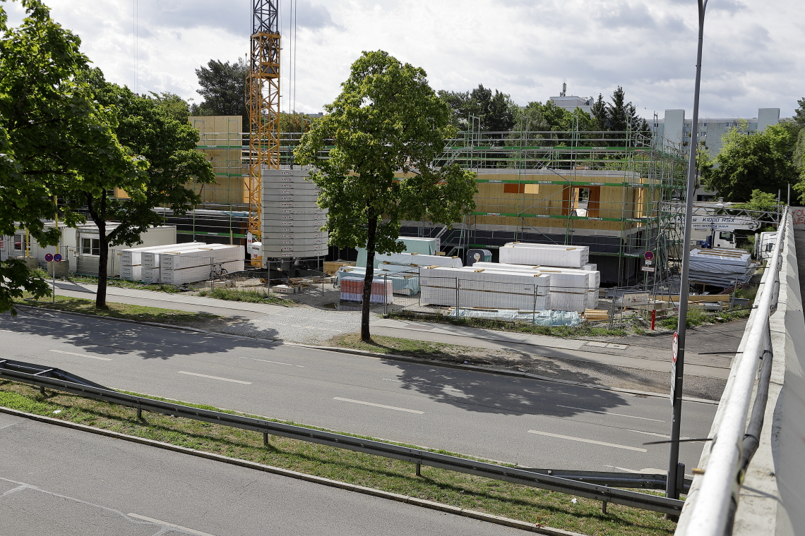 19.07.2023 - Baustelle Haus für Kinder in Neuperlach