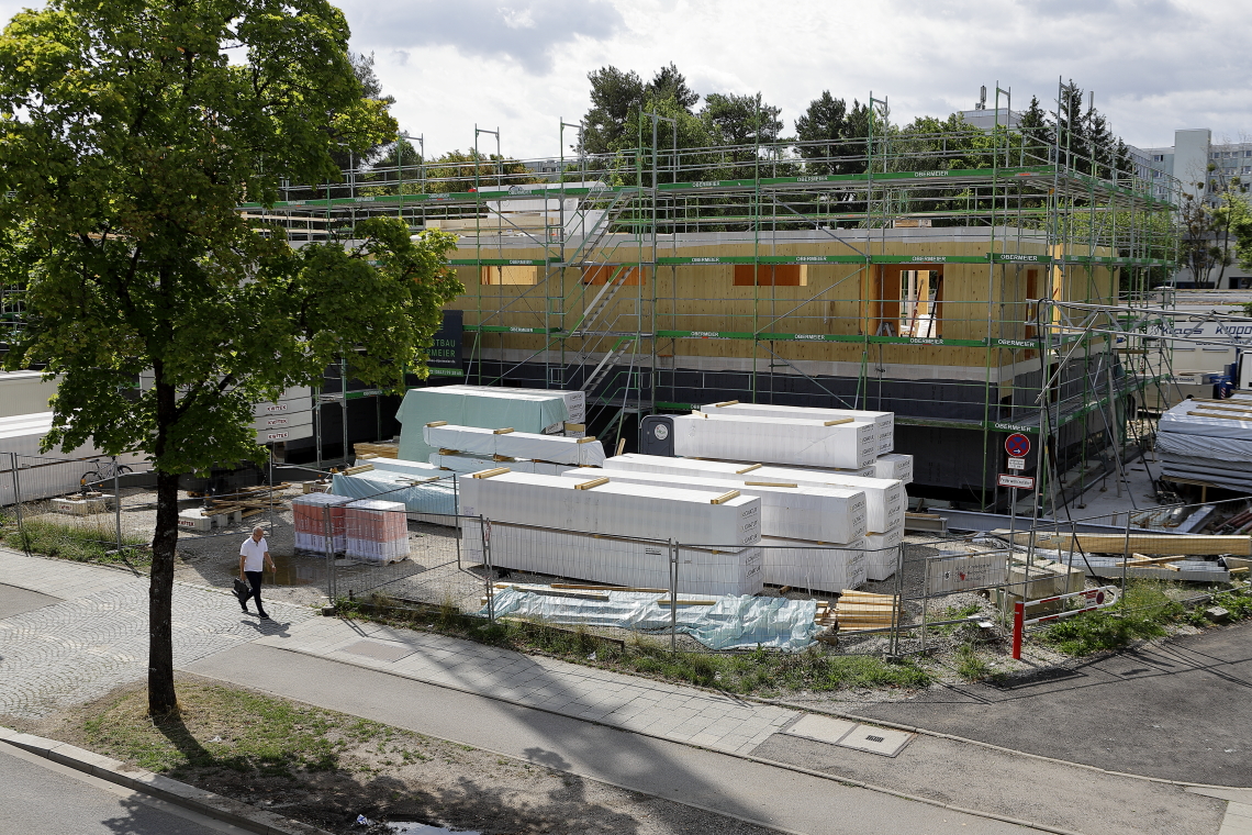 19.07.2023 - Baustelle Haus für Kinder in Neuperlach