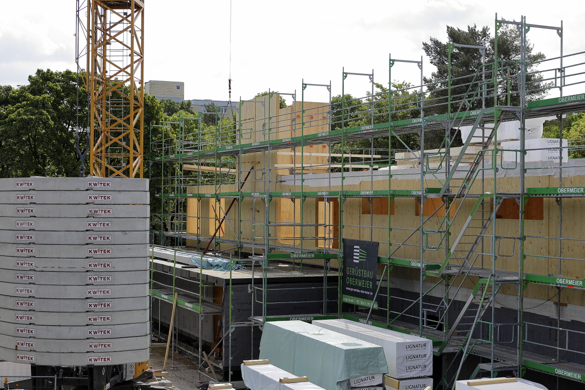 19.07.2023 - Baustelle Haus für Kinder in Neuperlach