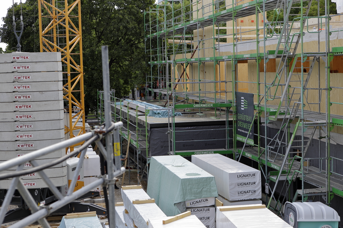 19.07.2023 - Baustelle Haus für Kinder in Neuperlach
