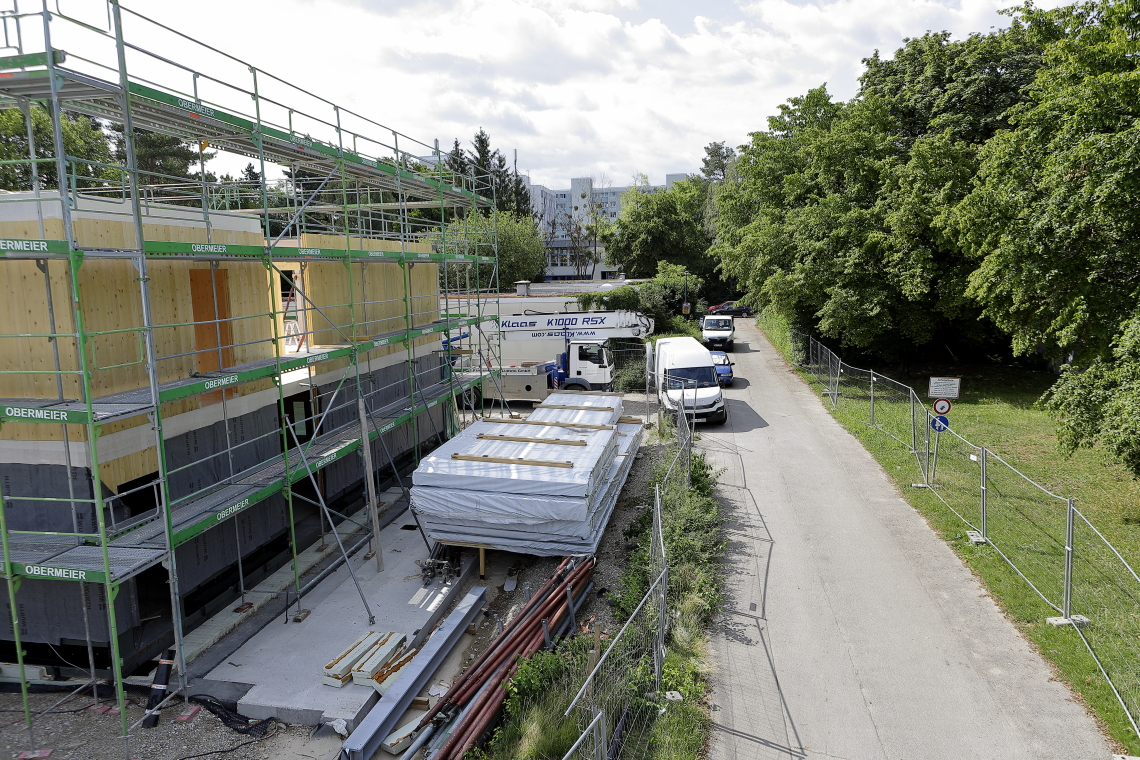 19.07.2023 - Baustelle Haus für Kinder in Neuperlach